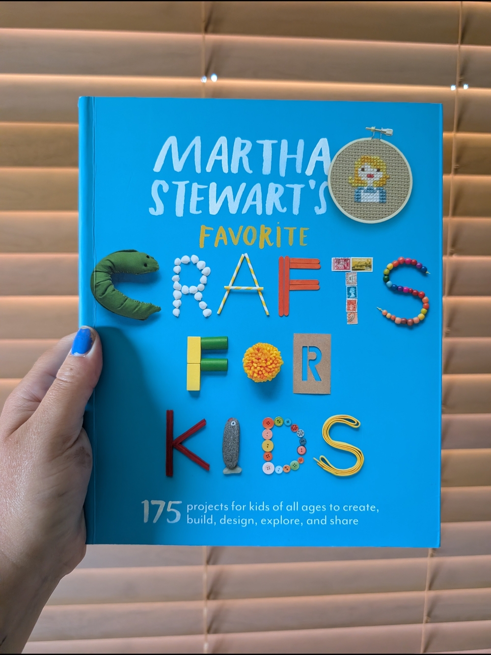Martha Stewart Bright Blue Kids Craft Book